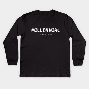 Millennial Kids Long Sleeve T-Shirt